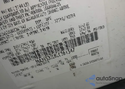 2020 Ford Ecosport Ses from USA, damaged, VIN MAJ6S3JL8LC361547